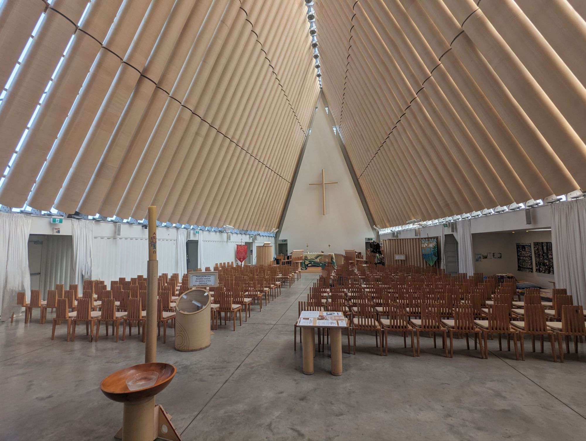Sunday, February 4, 2024: Day 363 – Cardboard Cathedral